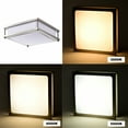 thumbnail image 2 of C Cattleya 15.75 in. LED Flush Mount Light Dimmable 23W Selectable 3000K/4000K/5000K -Brushed Nickel, 2 of 6