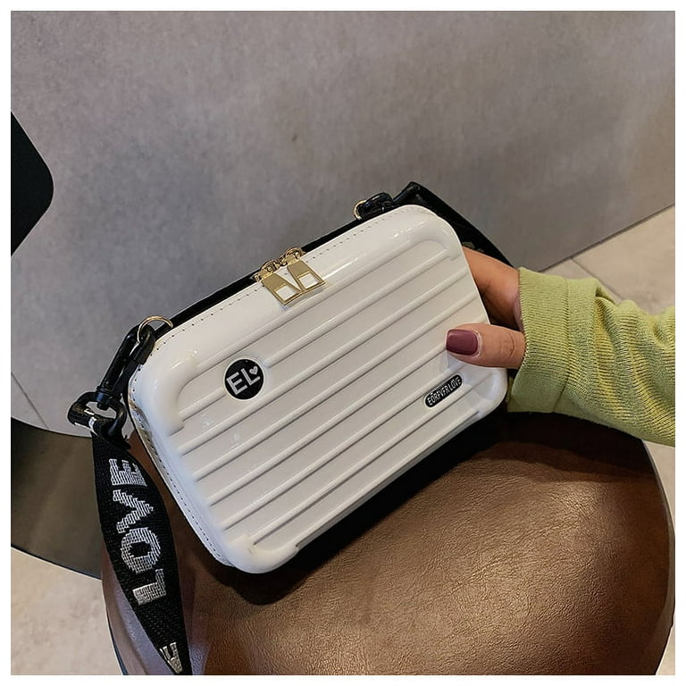 https www.walmart ip CrossMini Mini Suitcase Shape Women Crossbody Bag Pink 3405752825