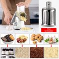thumbnail image 4 of Rallador de queso giratorio manual, cortador de mandolina, molinillo de nueces, 4 of 14