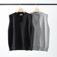 thumbnail image 2 of Nuevos productos de otoño e invierno para chaleco de punto sin mangas de color sólido, simple, versátil y casual para hombres., 2 of 5