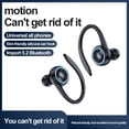 thumbnail image 1 of Auricular inalámbrico Compatible con Bluetooth 5,2 gancho para la oreja impermeable para deportes/juegos, 1 of 9