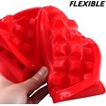 thumbnail image 3 of Waffle Mold, Gasusen 3PCS Rectangle and Heart Shaped Silicone Waffle Mold Set, Large Waffle Maker Baking Tray Pan Molds for DIY Waffle Cake Candy Chocolate Making, 3 of 8