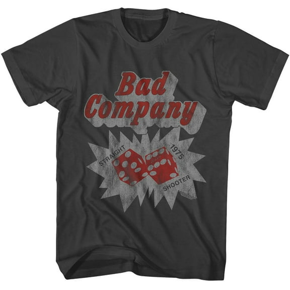 Bad Company Straight Shooter Smoke Adult T-Shirt