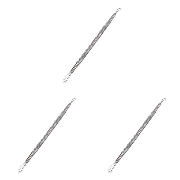 Guardurnaity Comedown Remover Acero inoxidable DIY Blackhead Whitehead Facial Acné Extractor Profesional Lavable Espinilla Herramienta Tipo 1 Como se muestra Tipo 1 3piezas Guardurnaity CBP001507