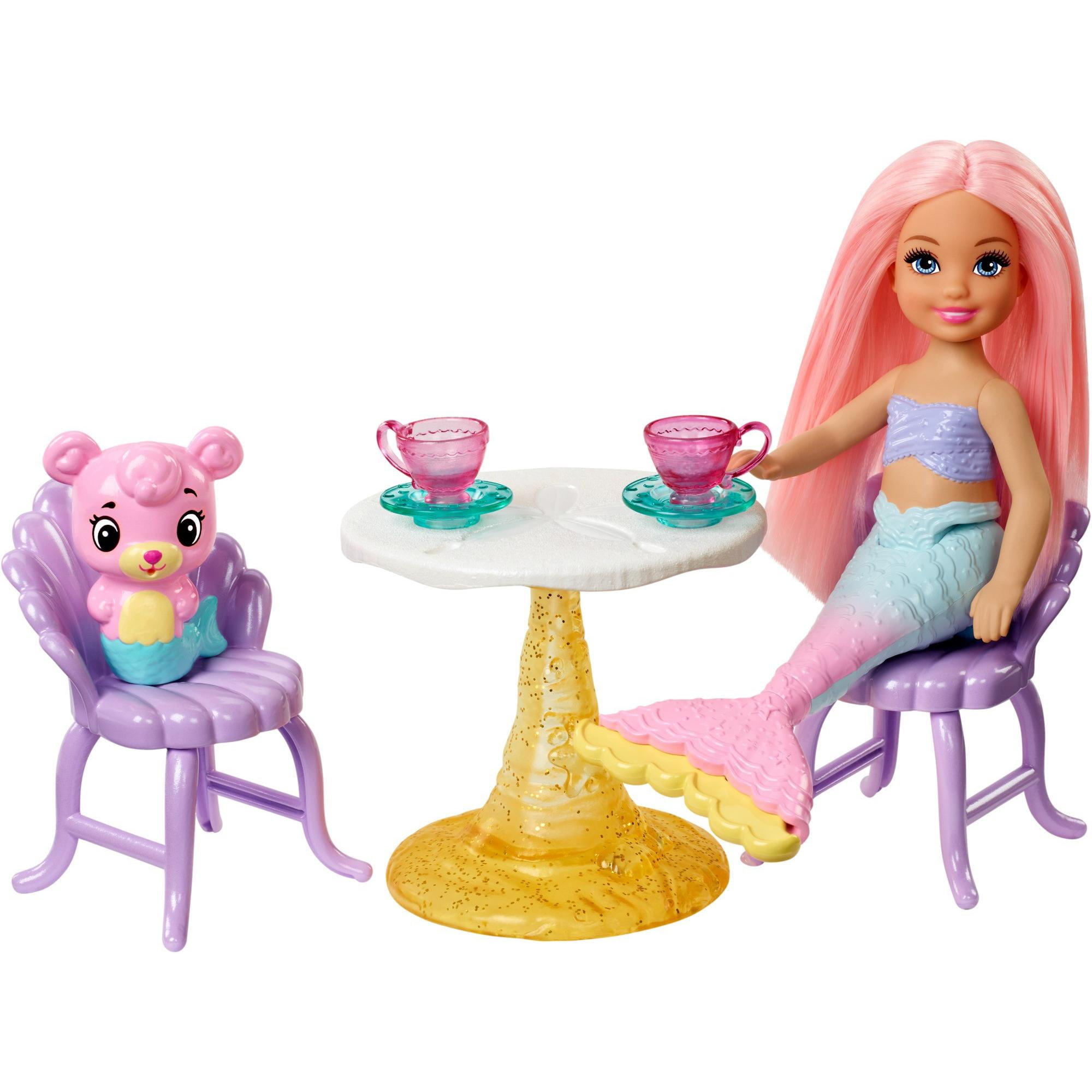 barbie chelsea doll mermaid playset