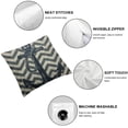 thumbnail image 4 of Nawypu  Set of 2 Anchor Throw Pillow Covers,Retro Dark Blue with White Stripe Square Cushion Cover Standard Pillowcase Home Decorative Sofa Armchair Bedroom Livingroom, 4 of 6