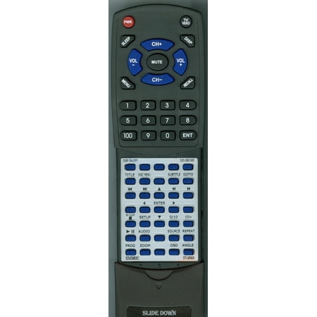 Replacement Remote for SYLVANIA SDVD9805C SDVD9805-C RTSDVD9805C
