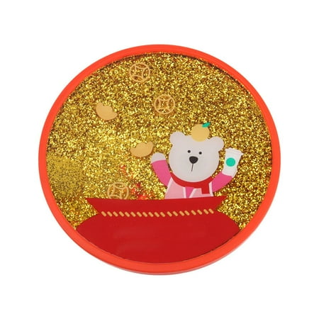 

Exquisite Durable Non-slip Cartoon Rabbit Season Ocean Cartoon Coaster Drink Cup Coasters Heat Insulation Pad Silicone Mug Mat Quicksand Cup Mat 6