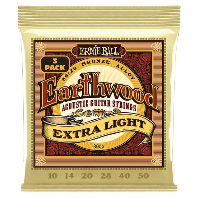 Cuerdas para guitarra acústica Ernie Ball Earthwood Extra Light