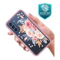 thumbnail image 3 of Samsung Galaxy S21 FE Case, Rosebono Hybrid Graphic Design Pattern Hard Back Pannel Cover Protection Case For Samsung Galaxy S21 FE (Flower), 3 of 4