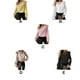 thumbnail image 5 of Guardurnaity Blusa de estilo informal para mujer, camisa ajustada para niña, fiesta, banquete, viajes, senderismo, manga larga, cuello redondo, capa Base, Prendas para la parte del cuerpo Albaricoque Guardurnaity AP013085-04, 5 of 5