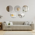 thumbnail image 4 of 12 Pcs Acrylic Round Mirrors, 12 inch Shatterproof Plastic Mirror Trays Plates for Wedding Decorations, Valentines Decor, Xmas Modern Home Decor (Thickness 2mm) (12inch/30cm), 4 of 9