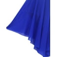 thumbnail image 6 of Alvivi Big Girls' Sequins Irregular Lyrical Ballet Dance Dress Performance Competition Dancewear Royal Blue 6, 6 of 7