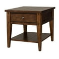 thumbnail image 5 of Lake House Dark Brown Wood End Table, 5 of 6
