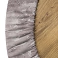 thumbnail image 5 of Ambesonne Tropical Fitted Round Tablecloth, Gunge Exotic Leaves Art, 45"- 56" Diameter, Pale Mauve, 5 of 5