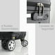thumbnail image 4 of Maleta de Mano JONY Carry On Rigida Resistente Ruedas Giratorias 360 Mango Expandible ABS Candado de Seguridad Negro, 4 of 6