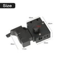 1pc Lock On Power Tool Electric Drill Speed Controller Trigger Button