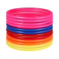 thumbnail image 1 of 32pcs 8cm Plastic Toss Rings Multicolor Target Throw Games Props Kids Outdoor Games (Random Color), 1 of 4