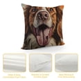 thumbnail image 4 of Cute Brittany Spaniel Dog Throw Pillow Cover Colorful Painting Dog Art Decorative Pillow Case for Bed Couch Sofa Dog Lover Gift Linen Double Side,, 4 of 5
