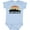 AE-Light Blue, variant on Los Angeles California Skyline Retro Boys or Girls Baby Bodysuit
