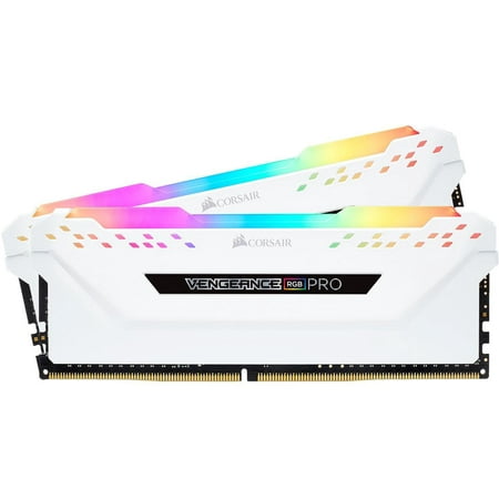 UPC: 0843591078719 | CORSAIR Vengeance RGB Pro 16GB (2 x 8GB) 288-Pin PC RAM DDR4 3200 (PC4 25600) Desktop Memory Model CMW16GX4M2C3200C16W