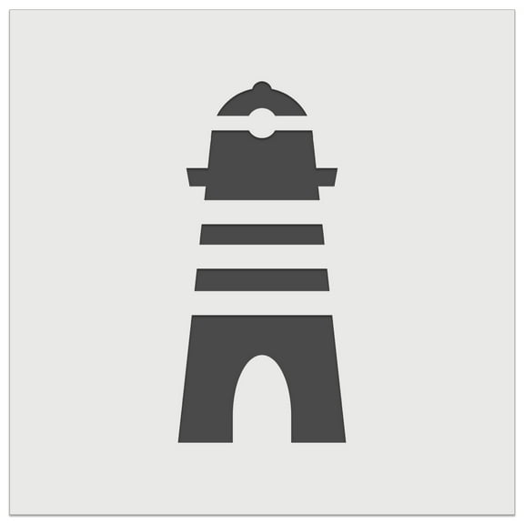 Lighthouse Striped DIY Cookie Wall Craft Stencil - 3.5 Inch