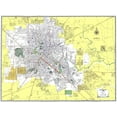 thumbnail image 2 of Ashburn 18x15 White Modern Wood Framed Museum Art Print Titled - Houston Texas - Ashburn 1950, 2 of 4