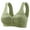 Green, variant on ,Front Closure Lace Bras for Older Women, Wireless Plus Size Comfort Seniors Bras, Soft Breathable Wide Straps Full Coverage Vest Type Bralettes for Daily Wear Pink4 42