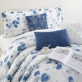thumbnail image 2 of Nanshing Home 3 Piece Queen Comforter Set, Grey Purple Vintage Floral Printed Bedding Set, Soft Microfiber Comforter with Pillow Shams, Lightweight All Season Bedspread, 2 of 7