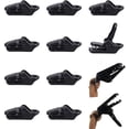 thumbnail image 1 of Clip para lona, clip para tienda, clip de plástico, 50 abrazaderas Clips para lona para tienda de campaña Broches para tienda para acampar Abrazadera para dosel Clips para lona negros Toldos para, 1 of 5