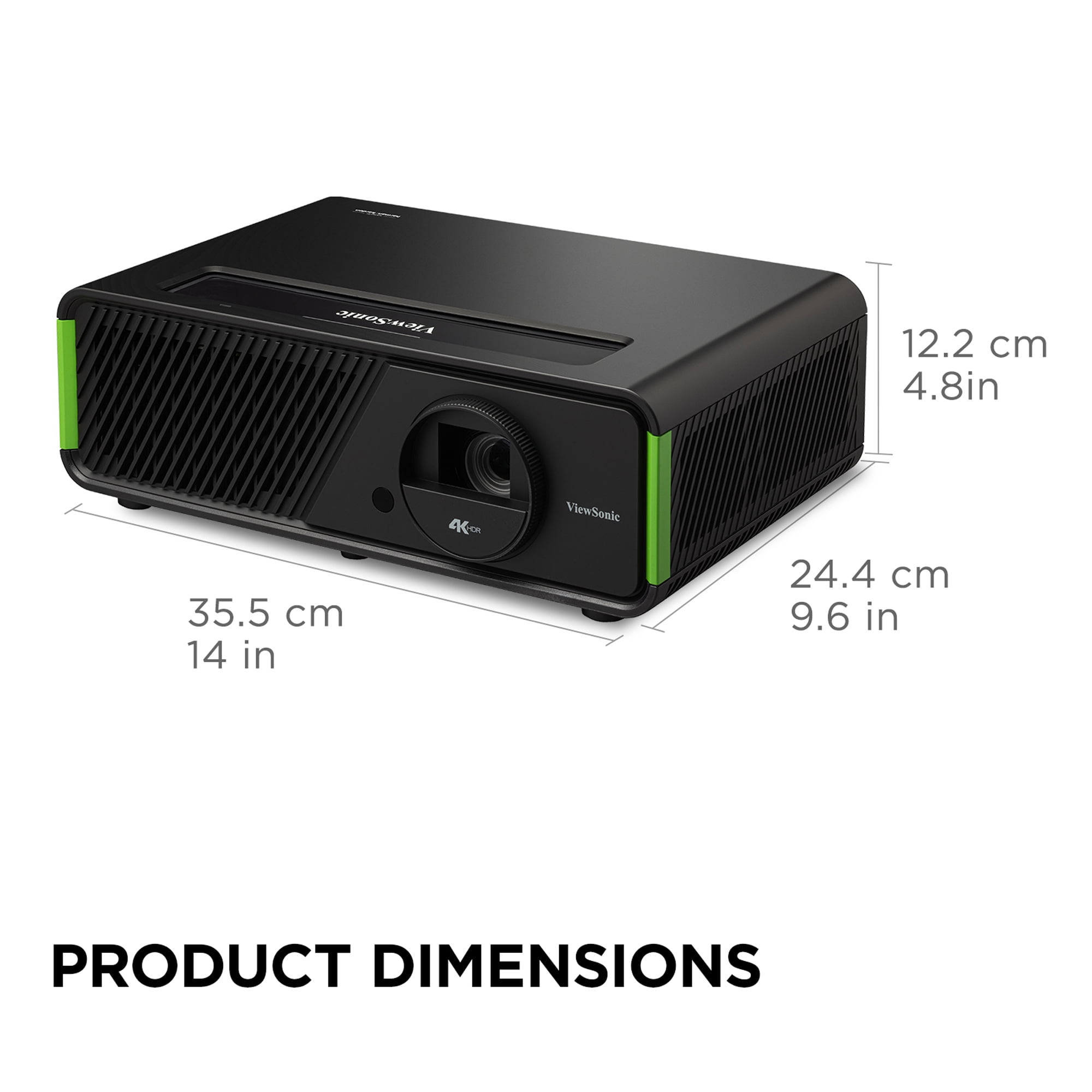 ViewSonic X1-4KPRO 4K UHD Projector with Built-in Google TV