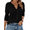 J-Black, variant on SOMER Women Tops Going Out Long Sleeve Shirts for Women Dressy Casual V Neck Blouses Hollow Out Lace Embroidered Tops,2025 Fall