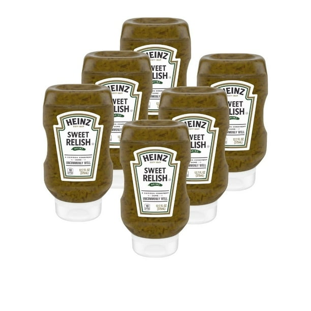 (6 Pack) Heinz Sweet Relish Squeeze Bottle, 12.7 oz