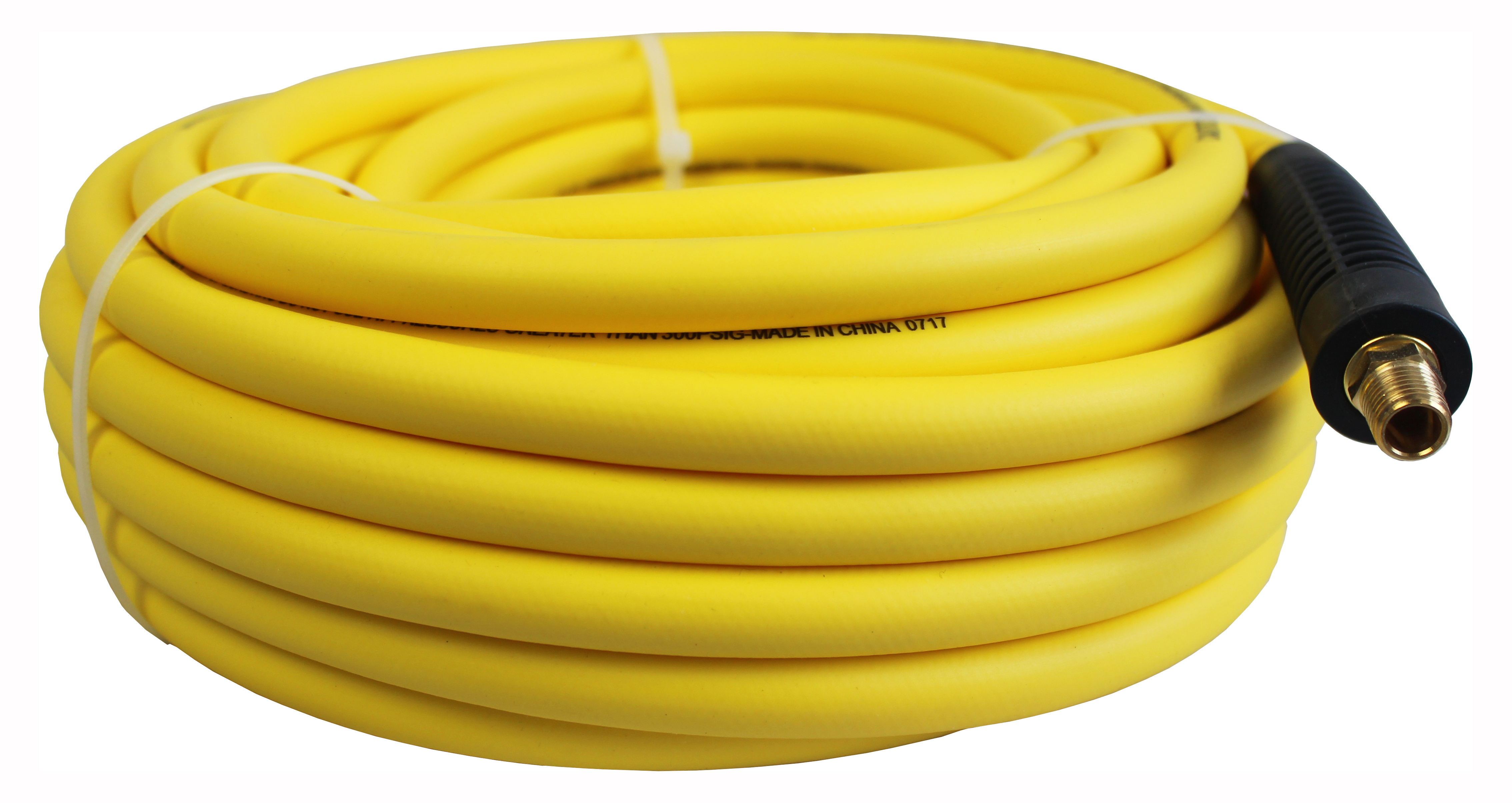 MaxWorks 80789 Hybrid Polymer 3/8" x 100 Ft Air Hose Lightweight All Weather No-Memory Non-Kinking 300 PSI Maximum