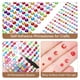thumbnail image 3 of 2190Pcs 3mm/5mm Rhinestone Stickers for Crafts, 4 Sheet Round Rhinestone Sticker for Scrapbooking, Blue, 3 of 5