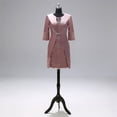 thumbnail image 4 of Vestidos de Madre de la novia, conjunto de dos piezas con chaqueta, elegante vestido hasta la rodilla, traje de fiesta de boda, vestidos formales, bata de gran tamaño, 4 of 5