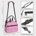 thumbnail image 2 of Disketp Breast Cancer Awareness2 Lonchera Térmica para Mujer y Hombre, Bolsa de Almuerzo Reutilizable e Impermeable para Trabajo, Viajes y Picnic, 2 of 7