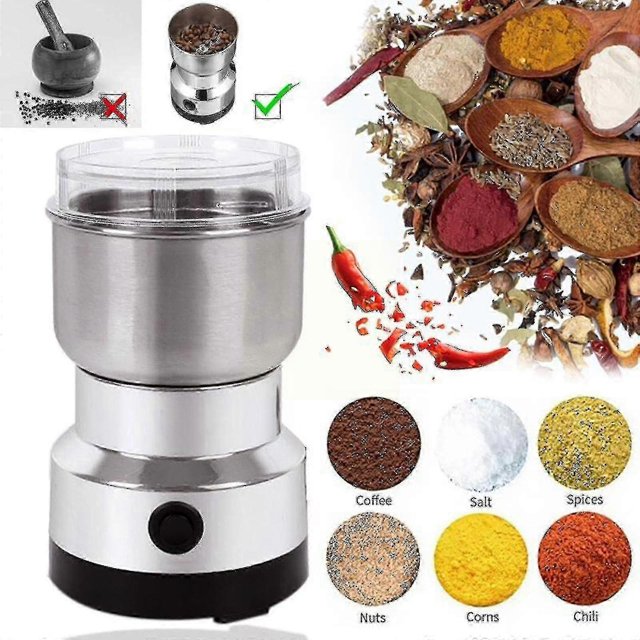 Electric Coffee Grinder 150w 220v Kitchen Cereals Beans Grinding Coffee Home Nuts Multifunctional Bean Spices Machine Grind F0e0 Tingquan Shop