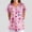 Purple, variant on Scrubs for Women,V Neck Rainbow Print Scrub Top Short Sleeve Nurse Uniform Shirt Medical Workwear Healthcare Scrubs with Pockets