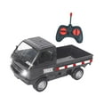 thumbnail image 1 of Camión de juguete RC 1:16 para niños, juguete ligero para niños, simulación de camión de deriva RC, vehículo de carga ligero para adultos y niños. Negro, 1 of 8