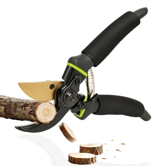 YARTTING 8" Bypass Pruning Shears, Heavy Duty Garden Shears with Sharp SK5 Steel Blades, Comfort Grip Handle Garden Clippers for Cutting & Trimming