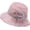 Pink, variant on Grace Bucket Hats for Women with Flower Cloche Hat Vintage Bowler Hat Sun Hat