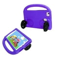 thumbnail image 2 of Allytech Kids Case for Samsung Galaxy Tab A7 10.4" SM-T500 T505 T507, Silicone EVA Cute Car Design Hanlde Stand Shockproof Lightweight Kids Friendly Case for Girls Boys - Purple, 2 of 6