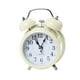 thumbnail image 2 of Reloj despertador analógico antiguo, silencioso, con alarma fuerte y luz de fondo para adolescentes. Beige, 2 of 9