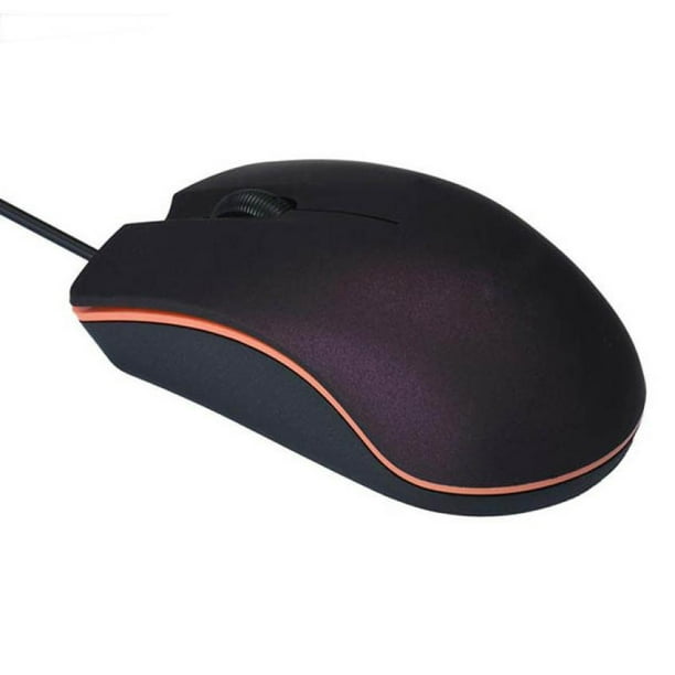 Wired 3Button Plug & Play Mouse 3D USB 1200 Dpi Optical Scroll Mice