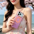 thumbnail image 4 of Magnetic For iPhone 17 Pro Phone Case,Compatible with Wireless Charging,Vibrant Two-color Contrasting Design,Anti-Scratch Shockproof Anti-fall Drop protection,Thin Fit Phone Case,E, 4 of 7