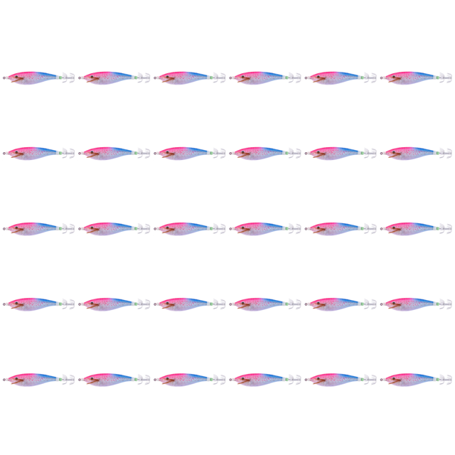 Anzuelos Calamar Brillantes 11CM/13 4G Señuelo Pesca Artificial ( ) Rosa Y Azul