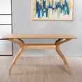 thumbnail image 2 of Noble House Lydia Mid-Century Modern 5 Piece Dining Set, Green Tea and Natural Oak, 2 of 6