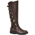 thumbnail image 2 of Ellie Shoe E-125-FRESCO 1" Men Renaissance Boot. L / Black, 2 of 2