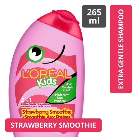 L'Oréal Kids Shampoo, Strawberry Smoothie 2-In-1 Extra Gentle